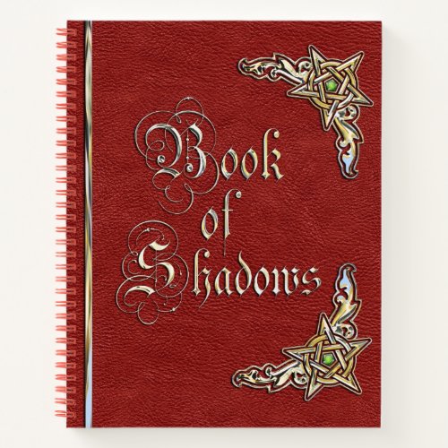 Red and Gold Book of Shadows