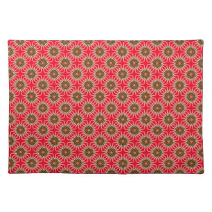 Red and Gold  Cloth Placemat