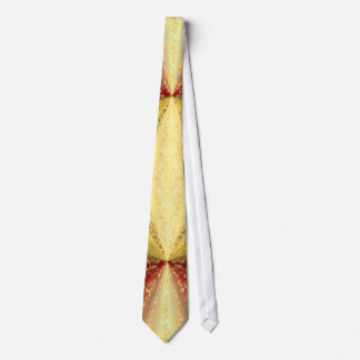 Red and gold damask tie