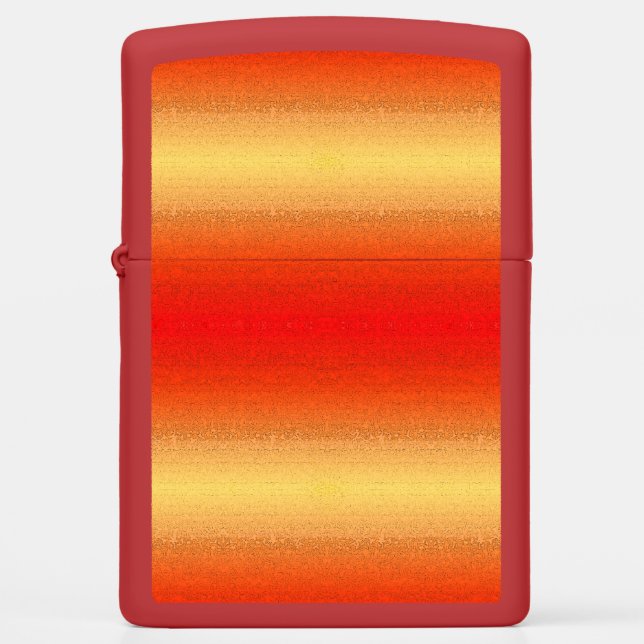 Red and Gold Design Zippo Lighter (Front)