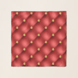 Red and Gold Diamonds Tufted Scarf<br><div class="desc">Scarf with Red and Gold Diamond Tufted Leather Texture Luxury Golden Jewel Personalized Gift - You can also add your Text / Name / more - Make Your Special Scarves Gift - Resize and move or remove and add text / elements with Customization tool ! Design by MIGNED. Please see...</div>