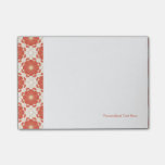 Red And Gold Floral Lace Pattern Post-it Notes