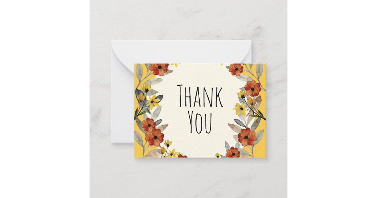 Red and gold flowered note cards Zazzle