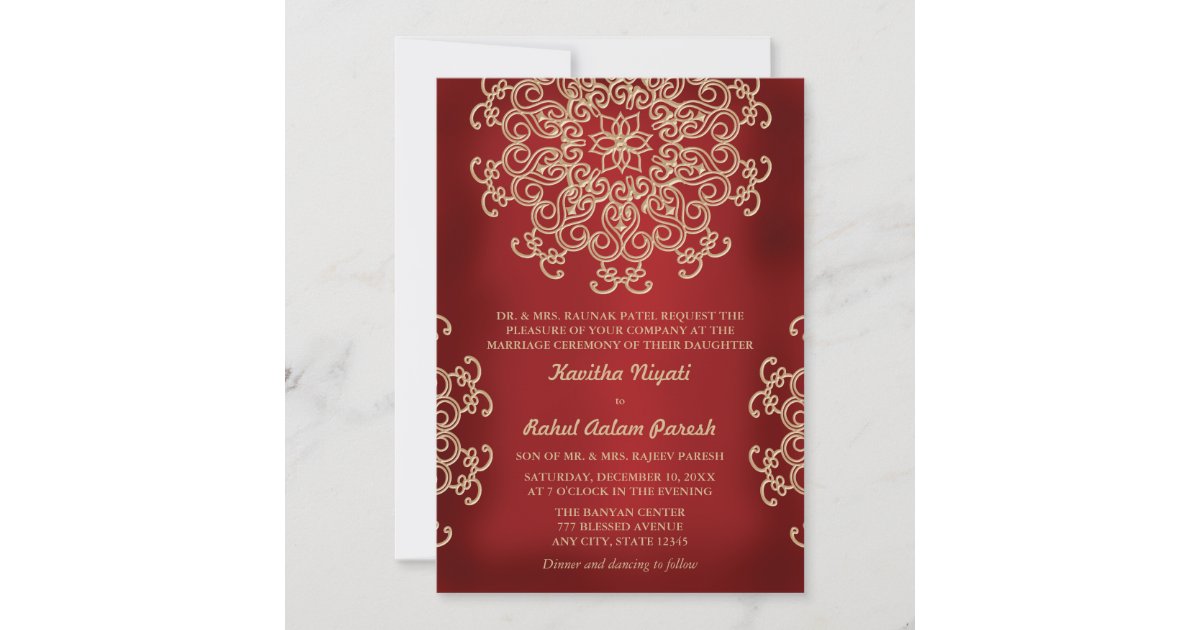 2023 Design Custom New Year Elegant Red Envelopes for Wedding