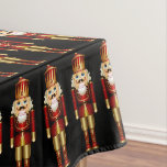 Red and Gold Nutcrackers Tablecloth