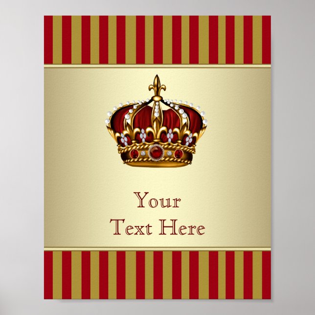 Red and Gold Prince Poster (Front)