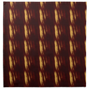 Red and Gold Smears Napkin