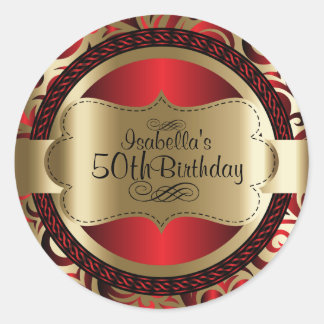 50th Birthday Stickers | Zazzle