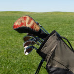 Red And Gold Year Of The Dragon Power Emblem  Golf Head Cover at Zazzle