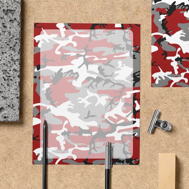 Red and Gray Camo, Camouflage, Military, Army (Creator Uploaded)