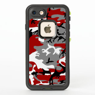 Red and Gray Camouflage, Military, Army