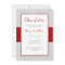 Red and Gray Chevron Graduation Party