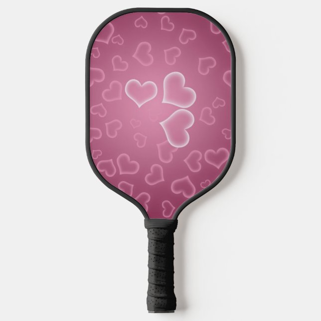 Red and Gray Pickleball Paddle (Front)