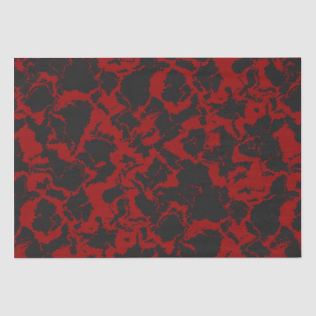 Red and Gray  Tissue Paper (Front)