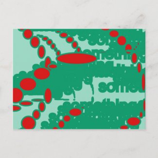red and green 1123 abstract art