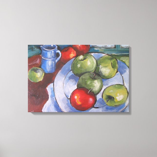 Red and Green Apples Canvas Print (Front)
