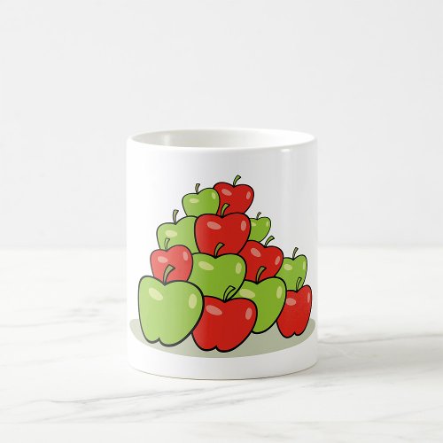 Red And Green Apples Coffee Mug