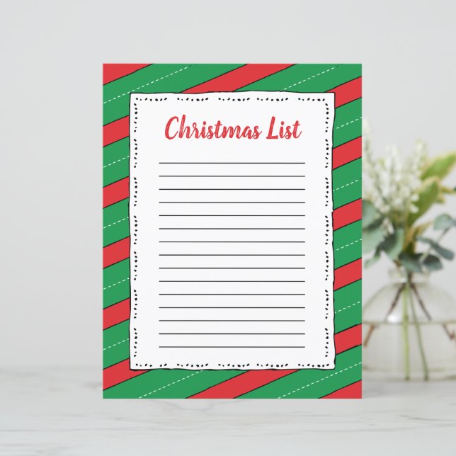 Red and Green Candy Cane Boarder Clipart Christmas (Standing Front)