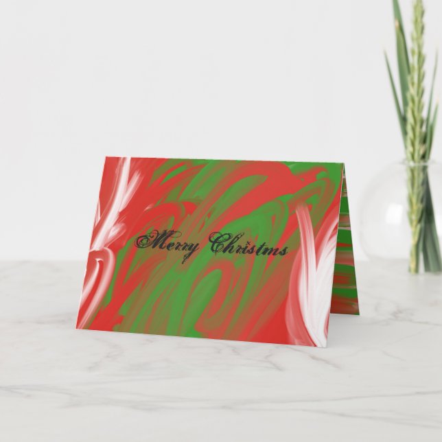 Red and Green Christmas card (Front)