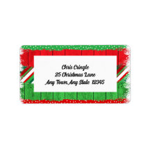 Red and Green Christmas Collage
