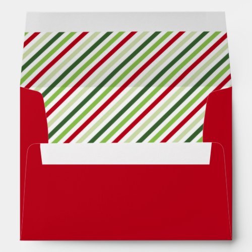 Red and Green Christmas Envelope