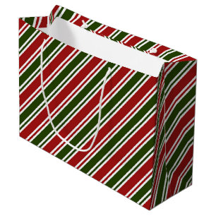 Red and Green Christmas Large Gift Bag