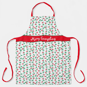 Red and Green Christmas Lights l Merry Everything Apron