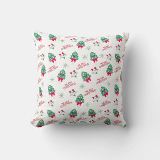 Red and Green Christmas pillow