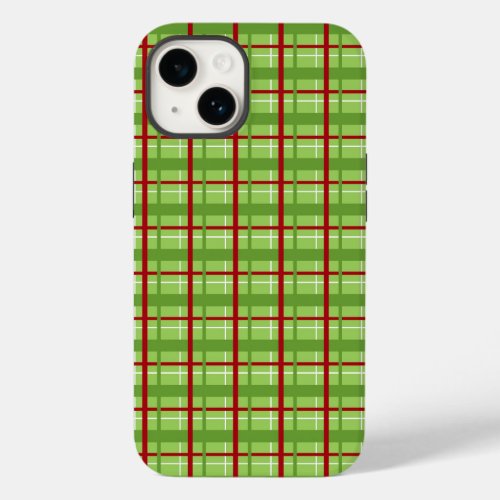 Red and Green Christmas Plaid Phone Case