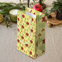Red and Green Christmas Snowflakes