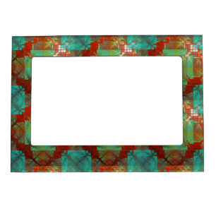 Red and Green Chromatic Fusion Magnetic Frame