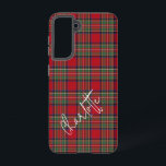 Red and Green Classic Plaid Rustic Stewart Tartan Samsung Galaxy S21 Case<br><div class="desc">Introducing our exquisite Christmas Tartan Red and Green Plaid phone case! Add a touch of timeless elegance and festive spirit to your gifts with this beautifully designed phone case. The traditional colors evoke the warmth and joy of the holiday season,  creating a delightful presentation of your precious possessions.</div>