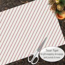 Red and Green Double Stripes in Holiday Colors