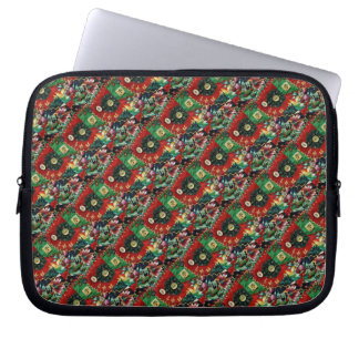 Red and Green Electronics Bag