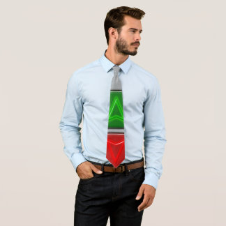 Red and Green Elevator Indicator Button Tie