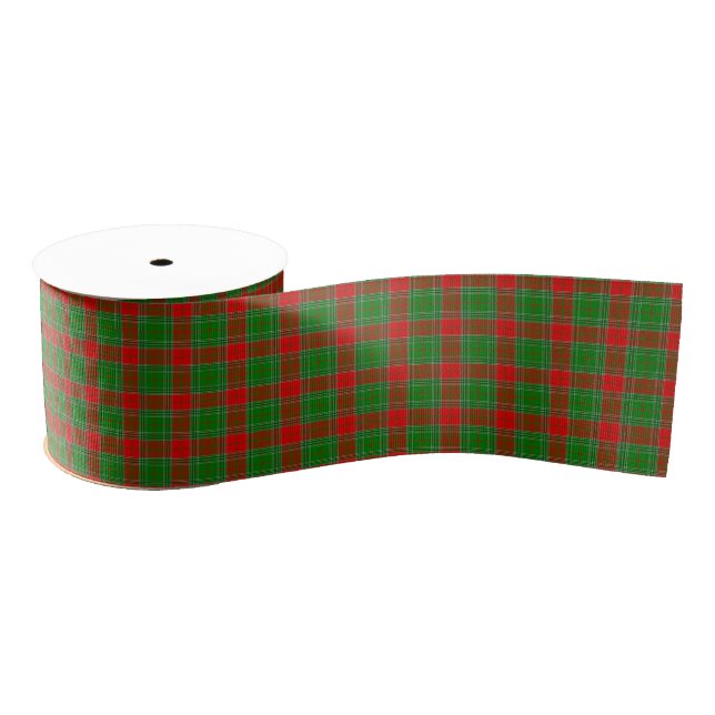 Red and Green Festive Plaid Ribbon (Spool)