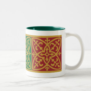 Red and Green Gothic Holiday Coffee Mug