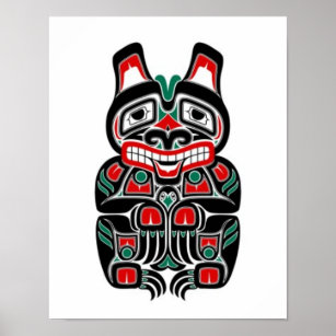 Haida Bear Art & Wall Décor | Zazzle