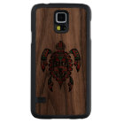 Red and Green Haida Spirit Sea Turtle