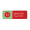Red and Green Holiday Polka Dots Monogram