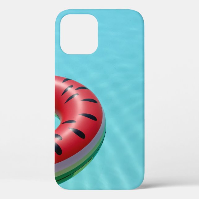 Red and green lifebuoy on swimming pool Case-Mate iPhone case (Back)