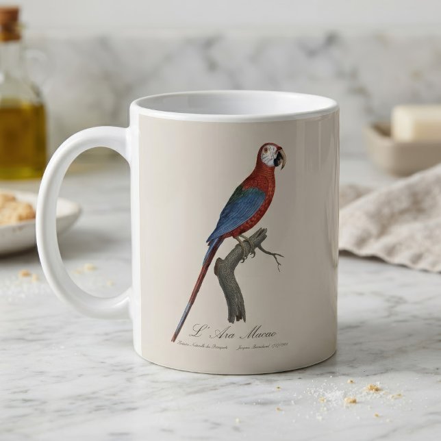 Red-and-green Macaw, Ara chloropterus Coffee Mug (Red-and-green Macaw, Ara chloropterus. Coffee Mug)
