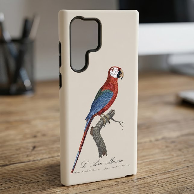 Red-and-green Macaw, Ara chloropterus Samsung Galaxy Case (Red-and-green Macaw, Ara chloropterus. Case)