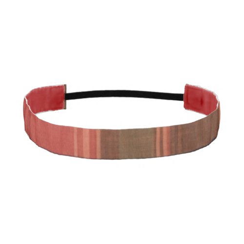 Red and Green Madras and Plaid Athletic Headband