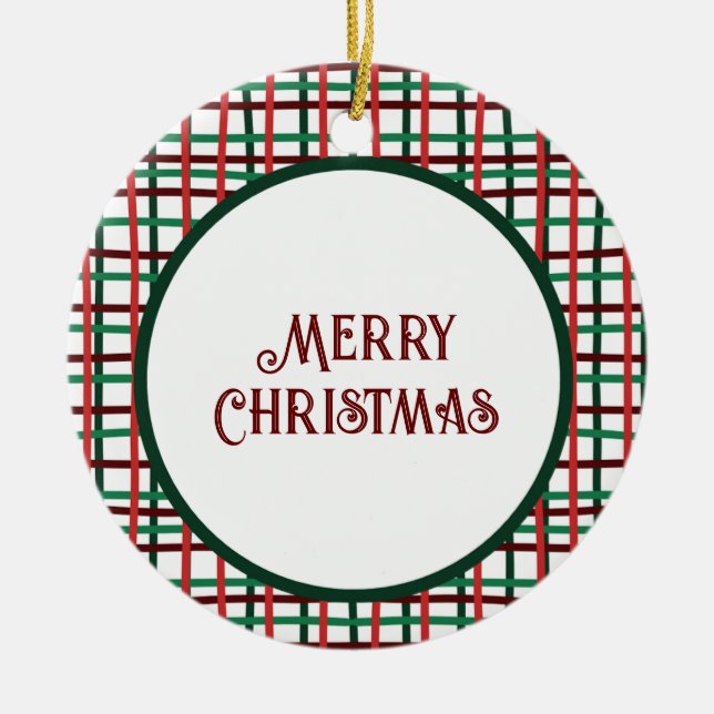 Red and Green Ornament  (Front)