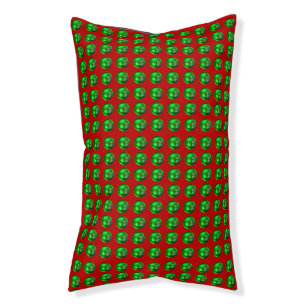 Red and Green Pet Bed