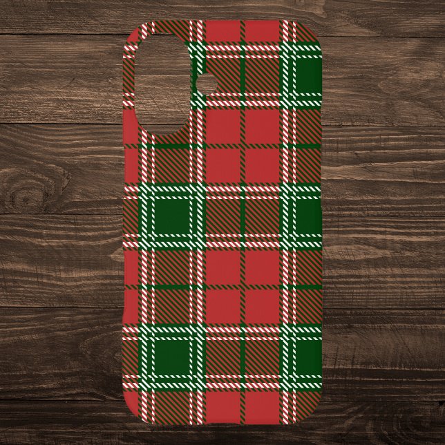 Red and Green Plaid Christmas Pattern Case-Mate iPhone Case (Creator Uploaded)