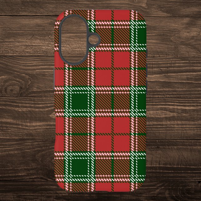 Red and Green Plaid Christmas Pattern Case-Mate iPhone Case (Creator Uploaded)