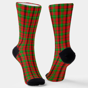 Red and Green Plaid Christmas Socks