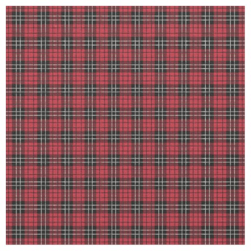 Red and green plaid fabric